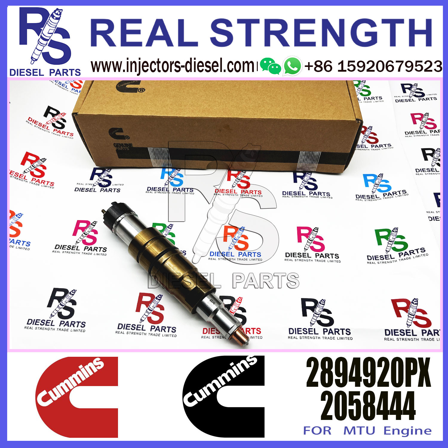 Diesel Common Rail Fuel Injector 2894920PX 1948565 2030519 2031836 2031835 2086663