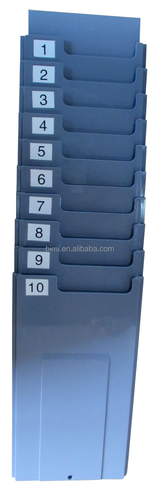 Grey or White ABS Time Card Holder for TS10 Time Recorder Time Management Made Easy