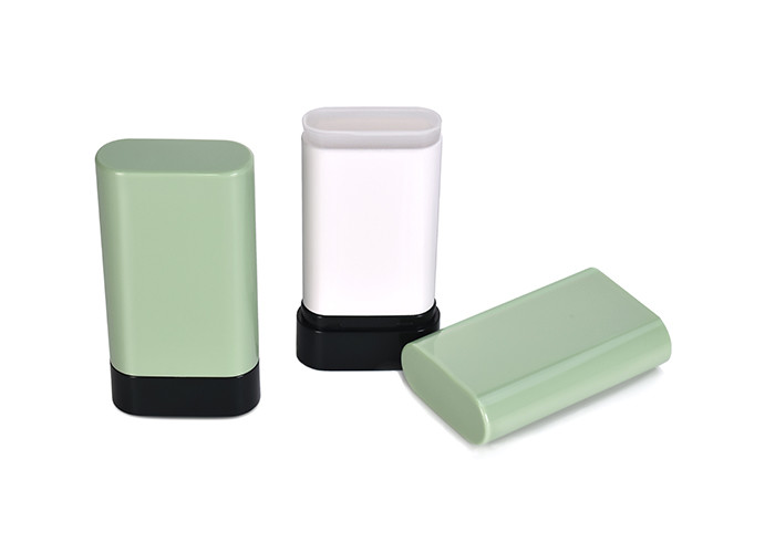 20g Twist-up PCR Plastic Deodorant Stick Container in Oval Shape