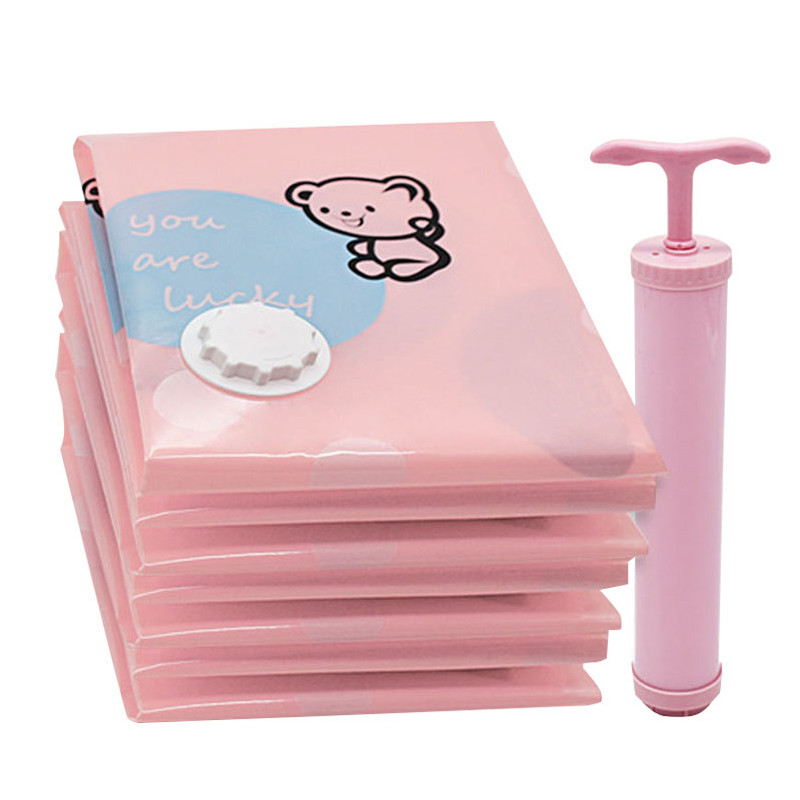 Household Plastic Vacuum Storage Bags For Clothes PA PE