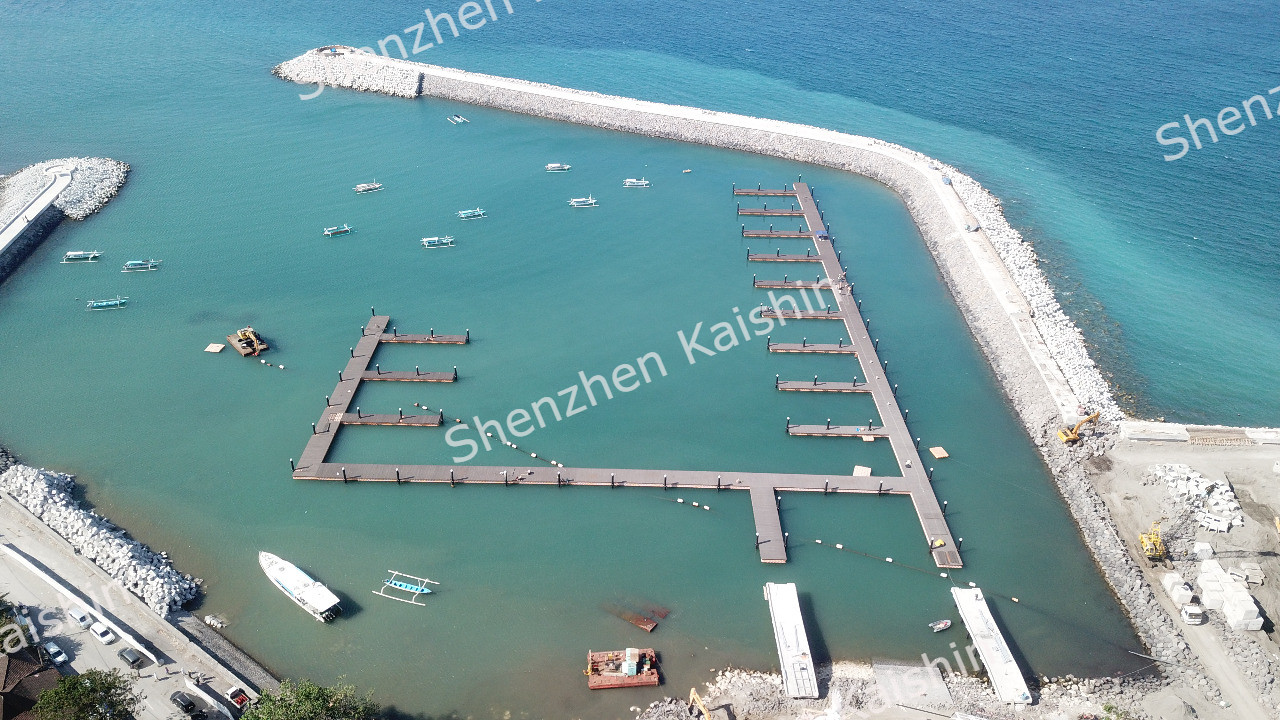 Aluminum Alloy 6061 T6 Marine Floating Docks For Boat Yacht Dock Pontoon Walkway
