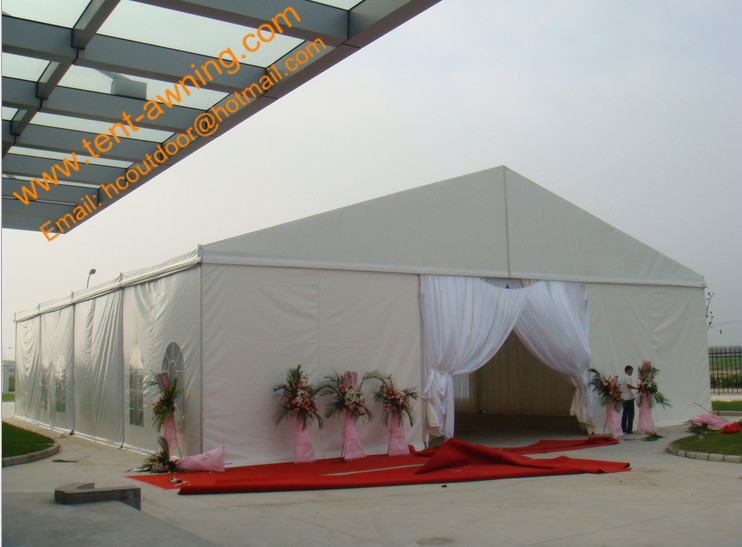 Waterproof Canopy Aluminum Large Wedding Marquee Tent Fire Retardant Event Tents