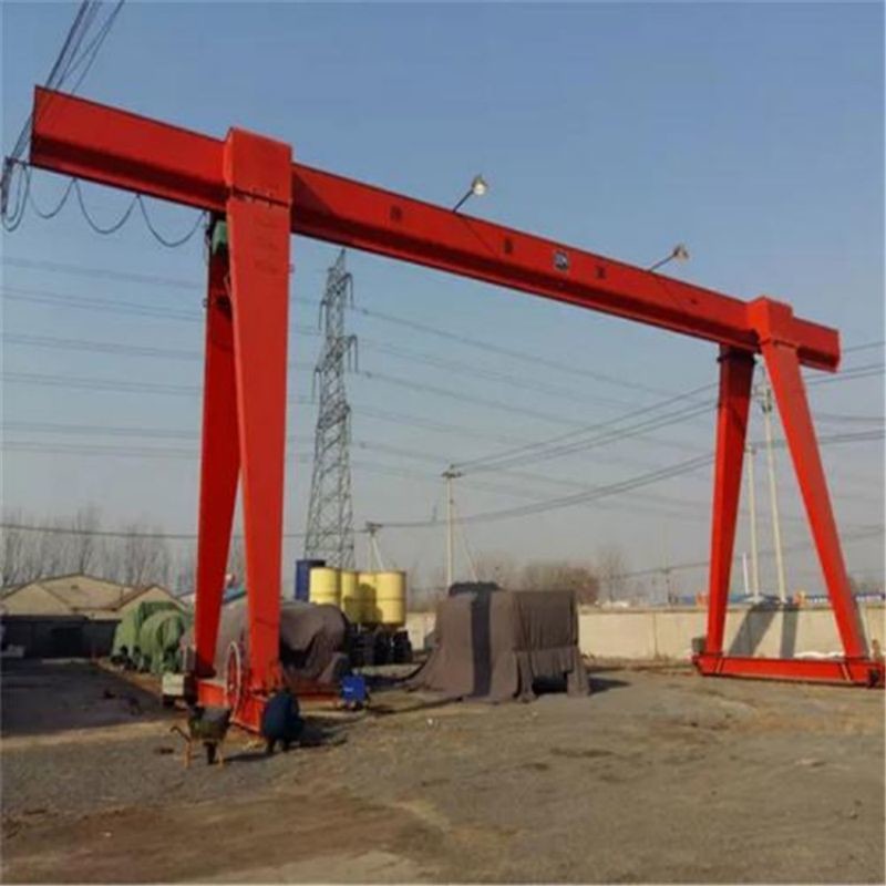 3 Phase 380 V 50 Hz 5 Ton Track Or Tyre Single Girder Gantry Crane