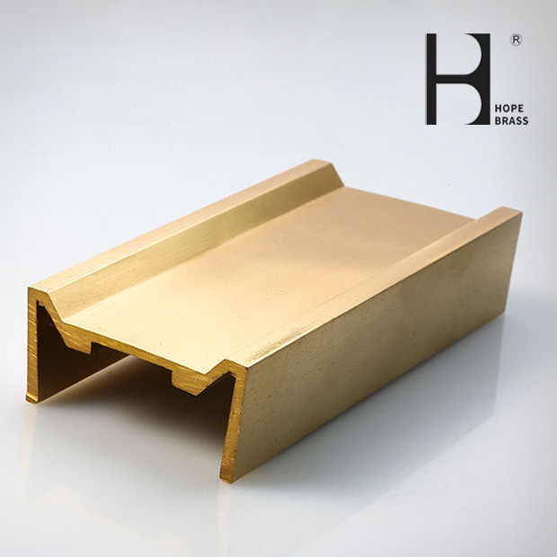 15mm x 15mm x 2mm Brass U Channel Stock For Different U Sizes