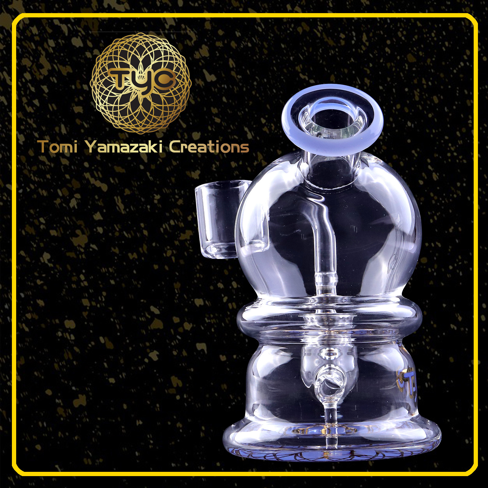 5" Glass Water Bongs Clear Smoke Tobacco Mini Hookah Pipe With Screens