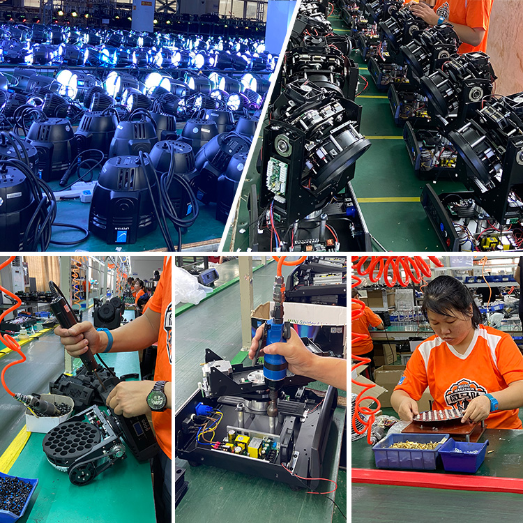 150W Moving Heads Dj Lights RGBW Mini Led Spot Moving Head Light