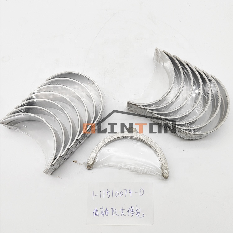 6BD1 6BG1 Engine 1-11510074-0 Main Bearing Metal Set for Construction Works by Trusted