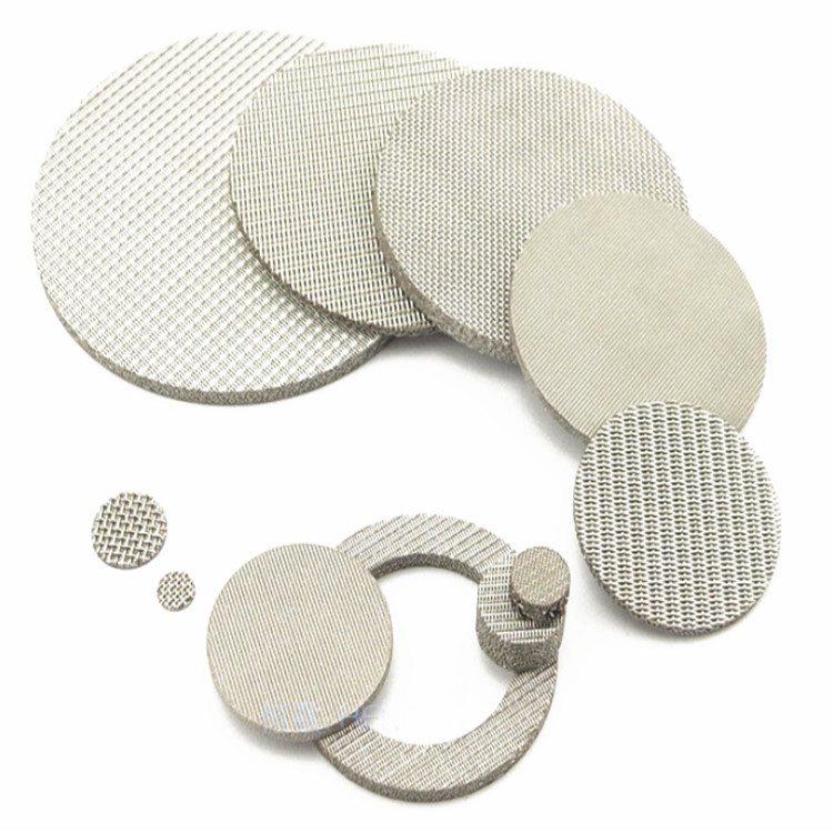 Ss316 Porous Metal Sintered Filter Disc 0.1mm Tolerance