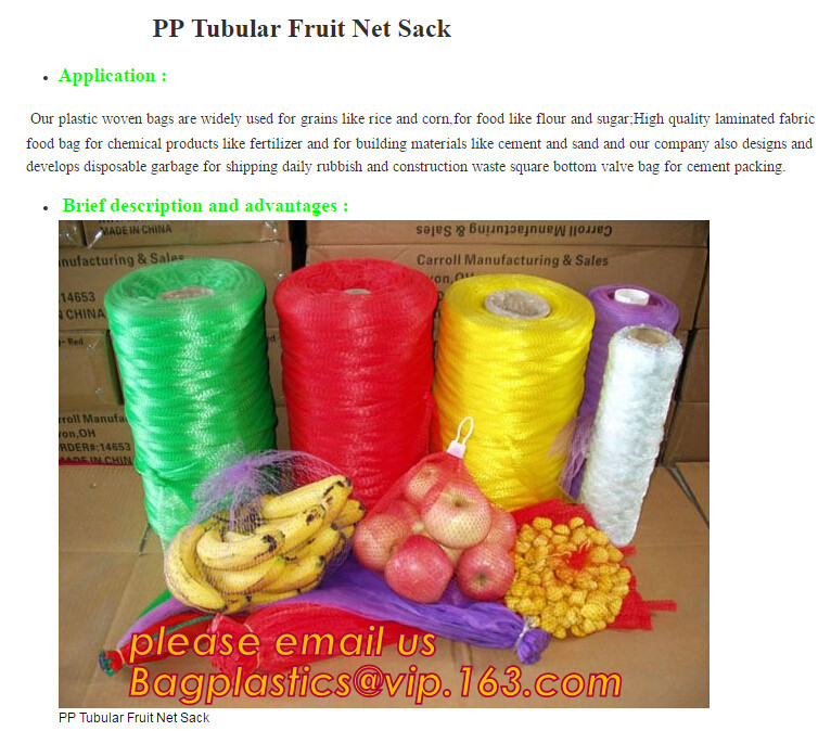 PE Knitted mesh bag and Raschel mesh bag,Factory Price Supply Plastic Pe Raschel Monifilament Date Mesh Net Bags, bageas