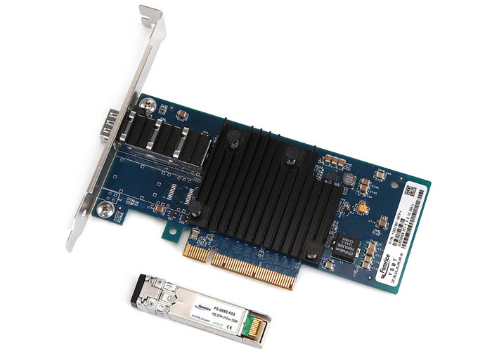 10G Single Port Gigabit Ethernet Wired Network Adapter 10G Ethernet LAN Card Fiber Server NIC With Multimode Module