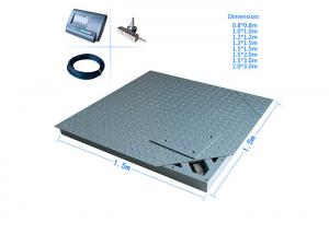 Buy cheap Mild Steel Structure Digital Floor Scale Powder Coated 1T 3 Ton product