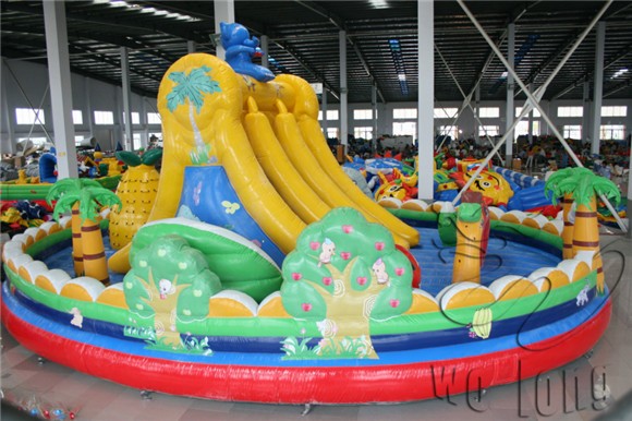 Popular inflatable slide, inflatable water slides