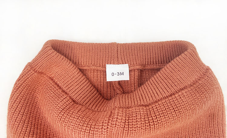 Unisex 2 Pieces Set Ribbed Knit Sweater Infant New Born Newborn Clothes Baby Girl & Boys' Clothing sets for Winter