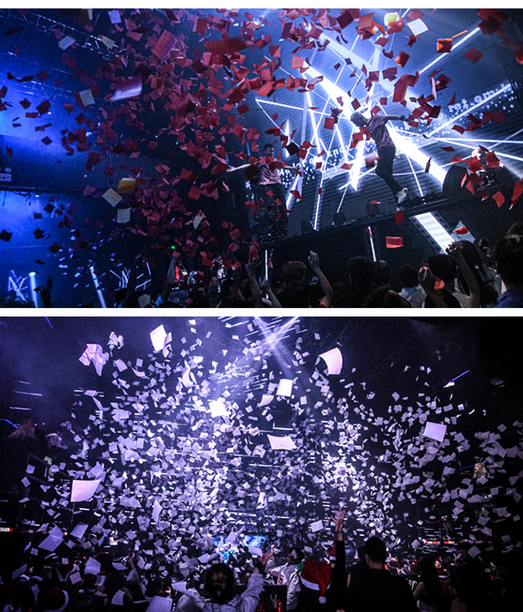 10m Paper Confetti Machine Dmx Large Confetti Blaster Machine Launcher