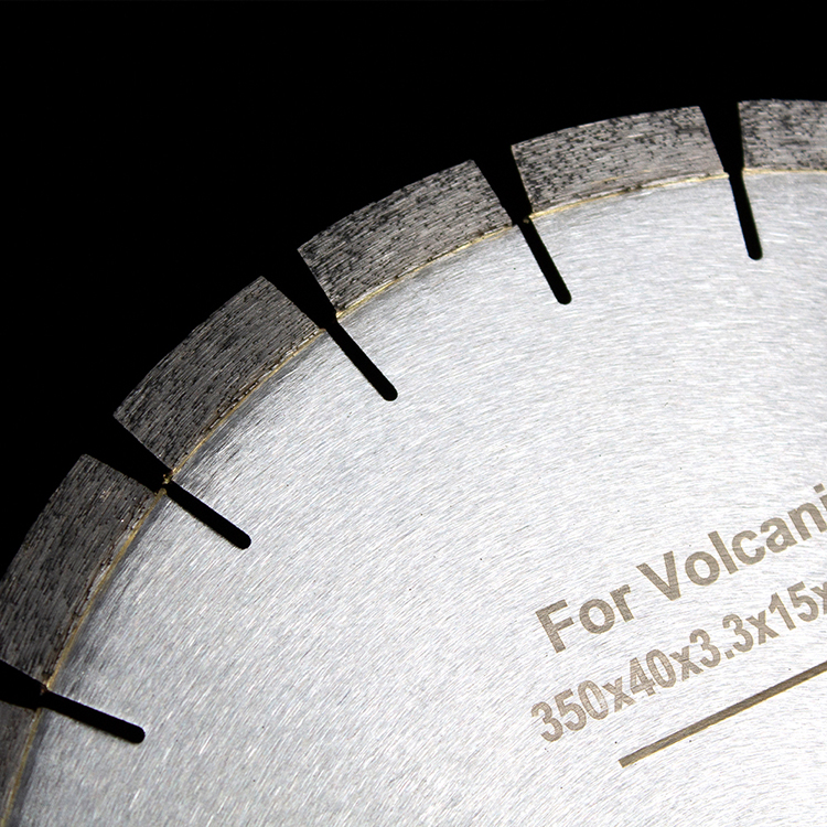 High Frequency Welding Performance Saw Blade for Volcanic Lava Stone Cutting