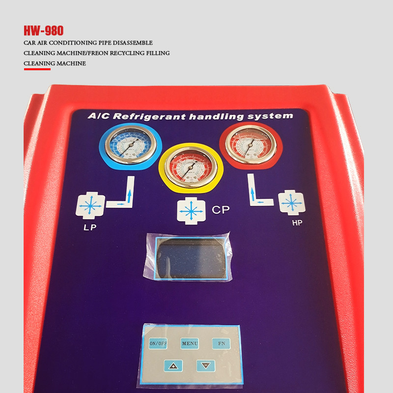 R134A Gas Charging Car Air Conditioning Recharge Machine 750W