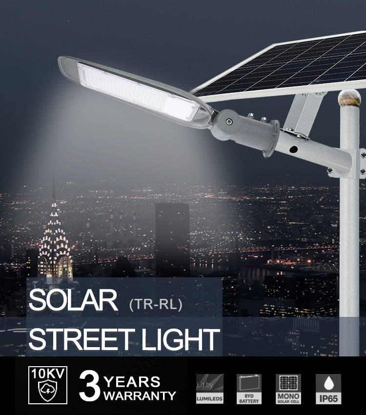 High Power IP65 All In One Solar Street Courtyard Light 2700K CCT