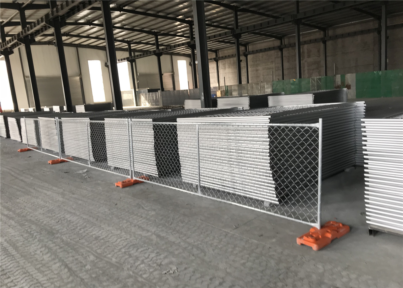 1⅗"(40mm) tubing x 16ga/1.60mm thick 8'x12' 2430mm x 3650mm panei size aperture 2½"x2½" (63mmx63mm) x13ga/2.3m diamete