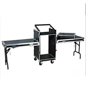 14U Amplifier Rack Flight Case With Stand Table