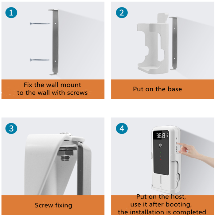 Non Contact Infrared Thermometer Automatic Touchless Soap Dispenser