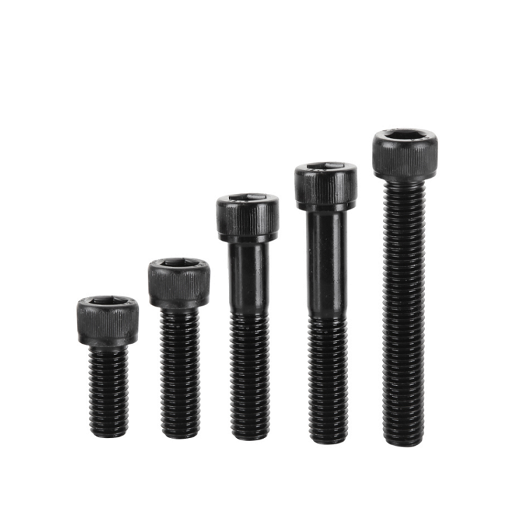 DIN912 Guaranteed 8.8 12.9 Black Zinc Plated Half Thread Hex Socket Head Cup Screw Bolt