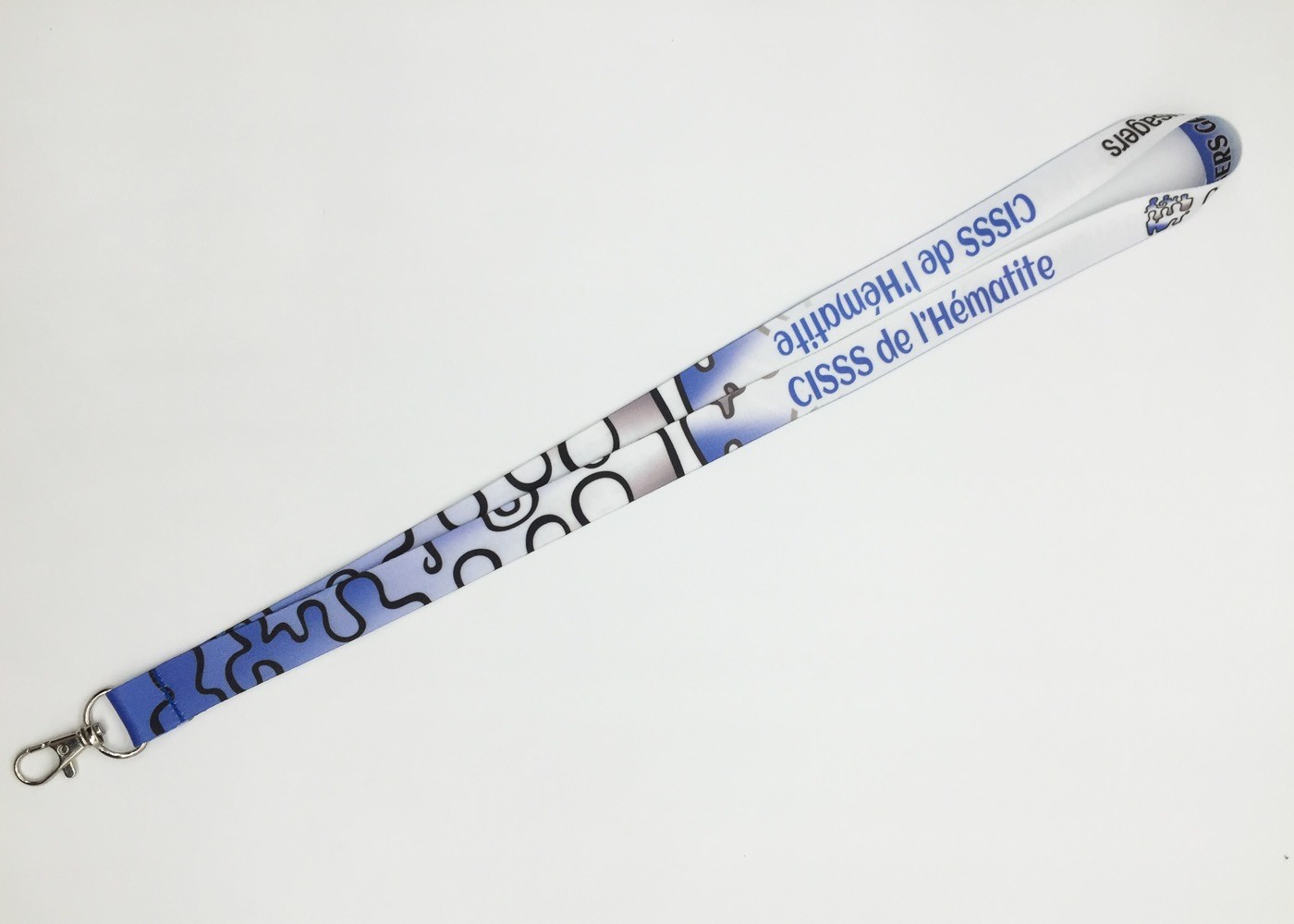 20MM OEM Accepted Dye Sublimation Lanyards For Keys / Id Badges
