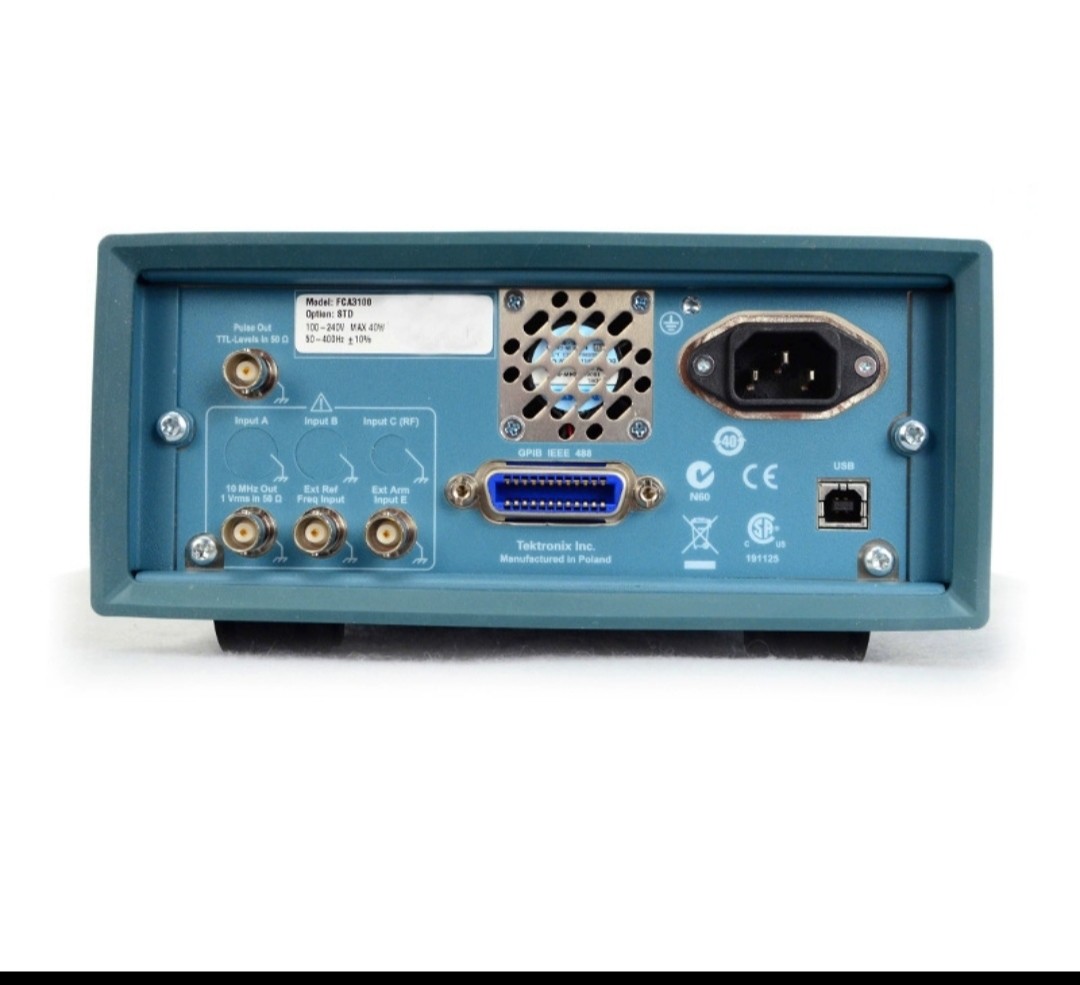 Tested Pre-Owned Tektronix FCA3100 Frequency Counter/ Timer 300MHz 50 Ps Std Timebase