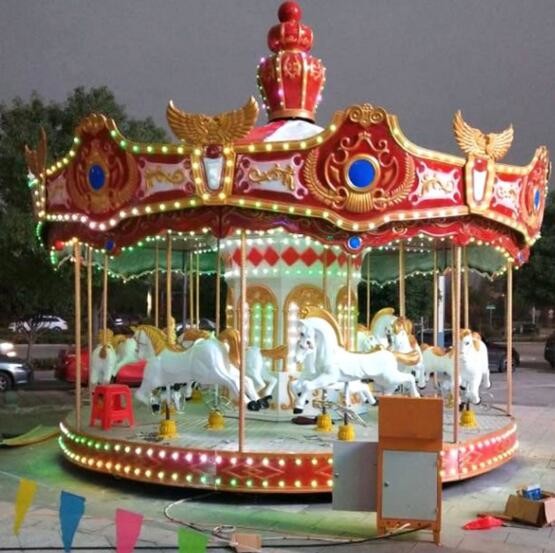 6 8 12 seats mini carousel ride for sale amusement park games