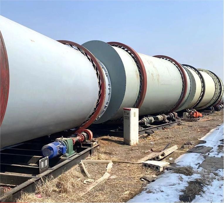 90kw Sludge Fertilizer Dryer Machine Drum Rotary Roller Drying