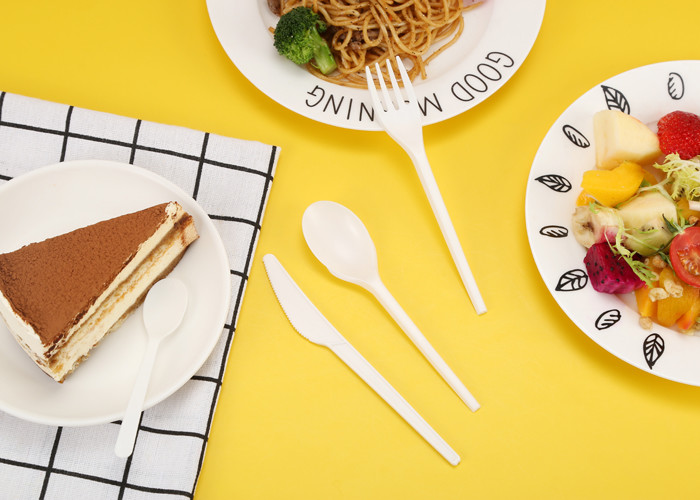 Natural Color Biodegradable CPLA Eco Friendly Disposable Cutlery