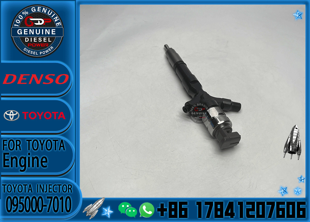 D-ENSO 095000-7010 23670-39165 original new Diesel Fuel Injector 095000-7010 For T-oyota Truck 2KD Engine