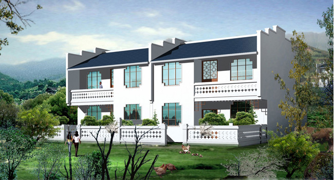 Anti Corrosion Light Steel Villa Prefabricated