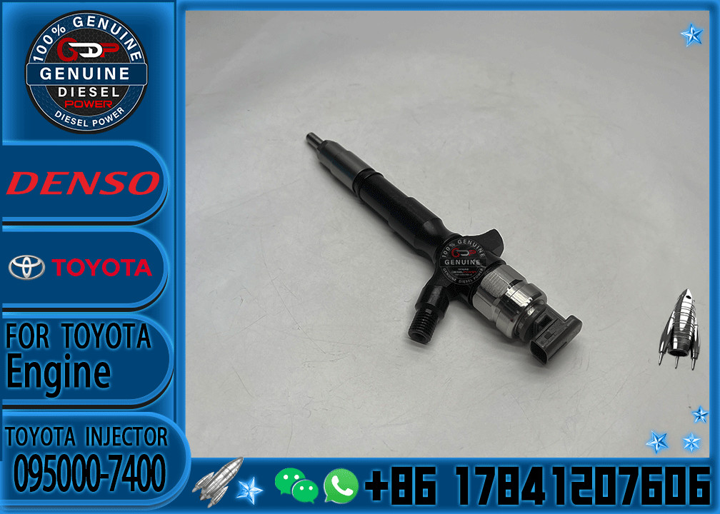 New Common Rail Injector 095000-6760 095000-7030 095000-7400 for 1KD 2KD Diesel Nozzle Assembly High Quality