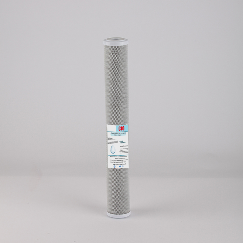 20 Inch Compressed Granular Activated Carbon Water Purifier Filter Element Accessories
