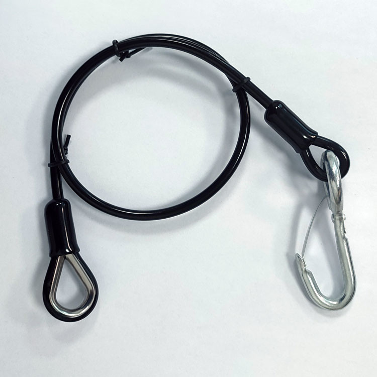 TPU PU PVC PA Coating Steel Wire Rope Sling Stainless Steel Wire Rope Safety Cable