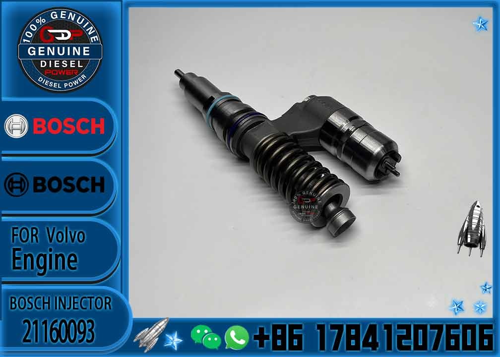 Genuine Diesel Common Rail Fuel Injector 0414702016, 0414702025, 21160093, 3801293