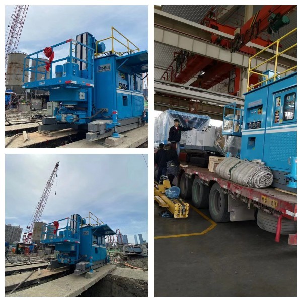 Motor/Diesel Engine Well Used Crawler Drill Rig with Rotary Jet Grouting in Russia