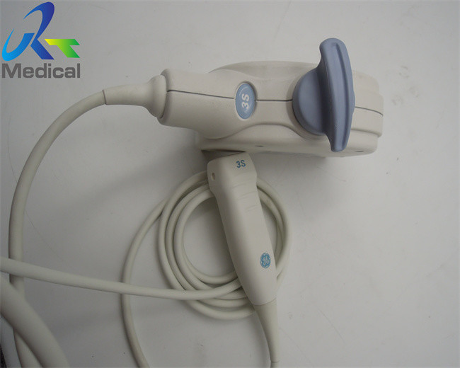 GE 3S Sector Phased Array Ultrasound Transducer Probe In Hospital 3.5 MHz.