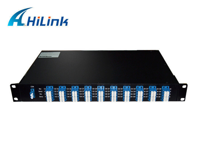 LC / APC Connector Single Fiber DWDM Mux Demux ABS / LGX Module C30-C37 8CH