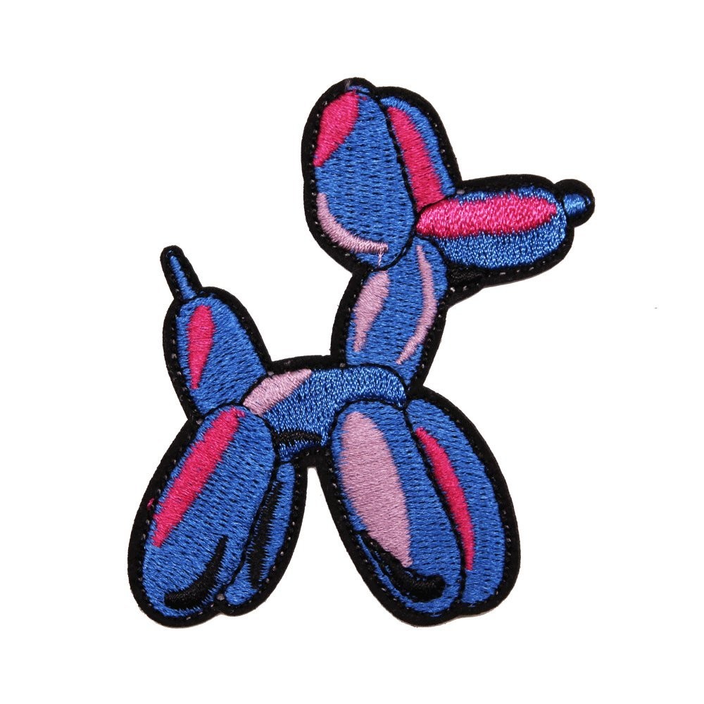 Clothing Embroidered Iron On Badges High Density Decorative Fabric Patches
