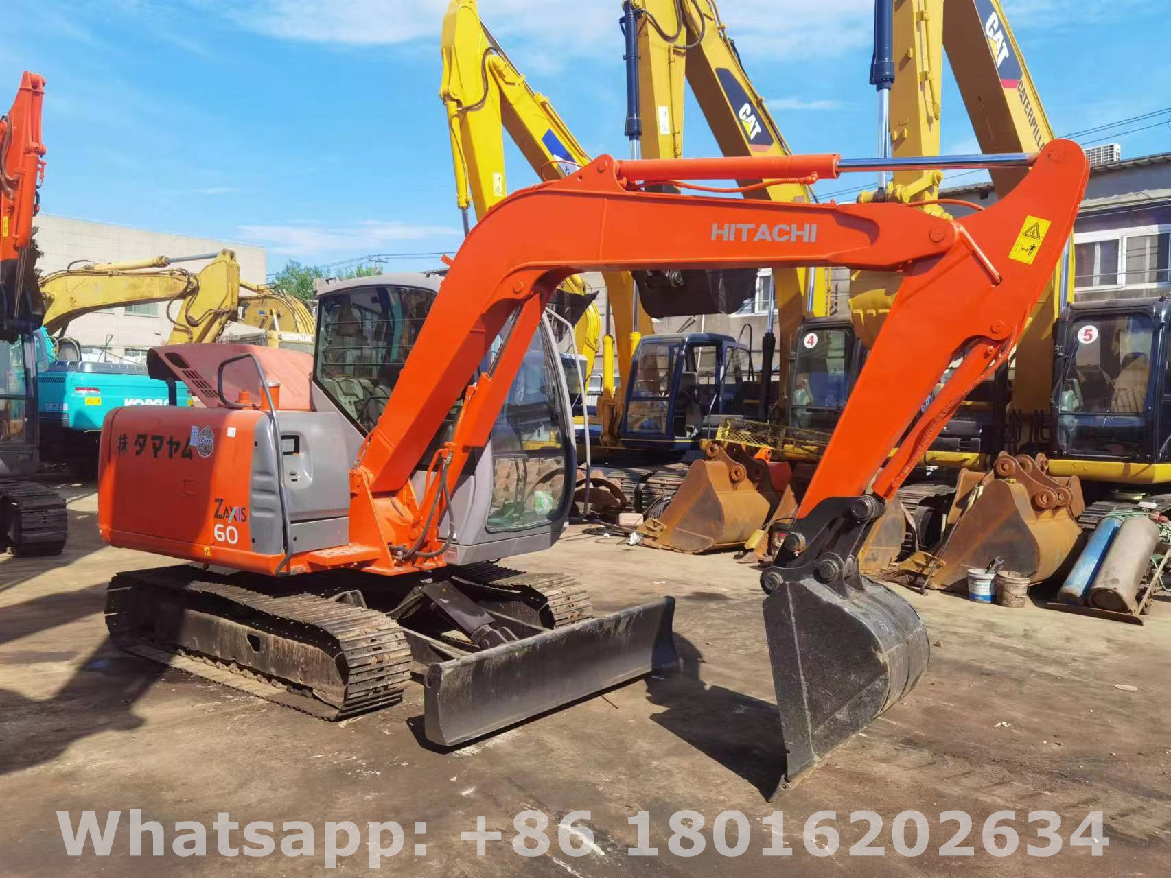 Hitachi ZX60 Used Excavator Made In 2015 Original From Japan Quotation