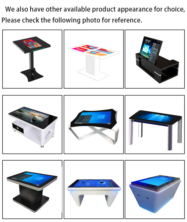 Touchscreen Interactive Smart Table LCD Advertising Display Multi Touch Screen Kiosk 
