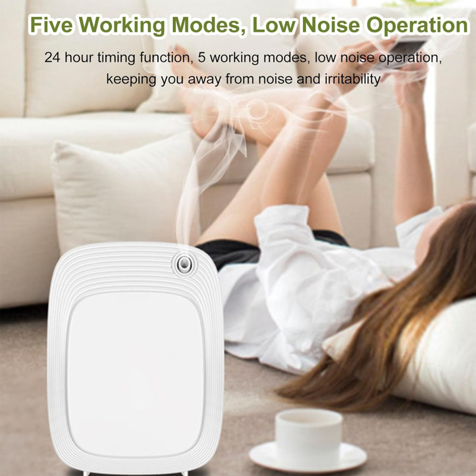 Buy cheap Electric Fragrant Essential Oil Diffusers Auto Shut-Off With 1h/3h/6h/ON Timer Settings product