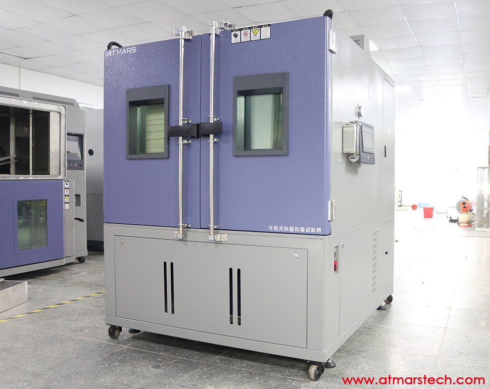 Custom Double Door Temperature Controlled Chamber , Humidity Testing Equipment