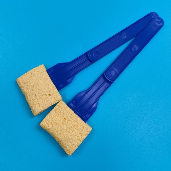 Stick-Mounted Cellulose Sponge Swab for Food Safety Environmental Monitoring Sampling Swab for Lab