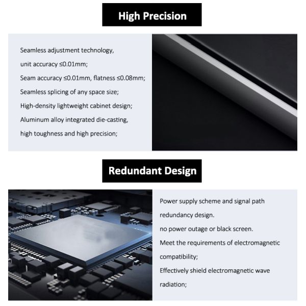 150 Inch Conference Indoor P1.2 P2.5 P1.5 COB LED Screen Video Wall Panel