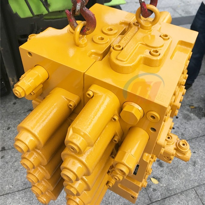 Yellow Excavator Hydraulic Control Valve KMX15RB