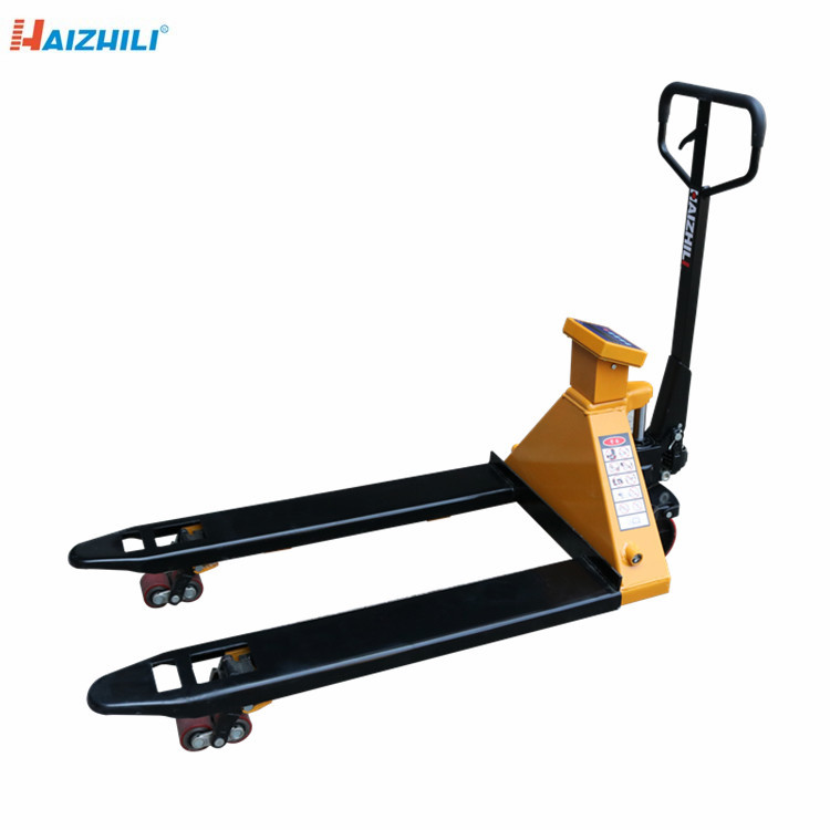 Accurate Warehouse Pallet Jack With Fully Sealed Galvanized Hydraulic Unit Housing