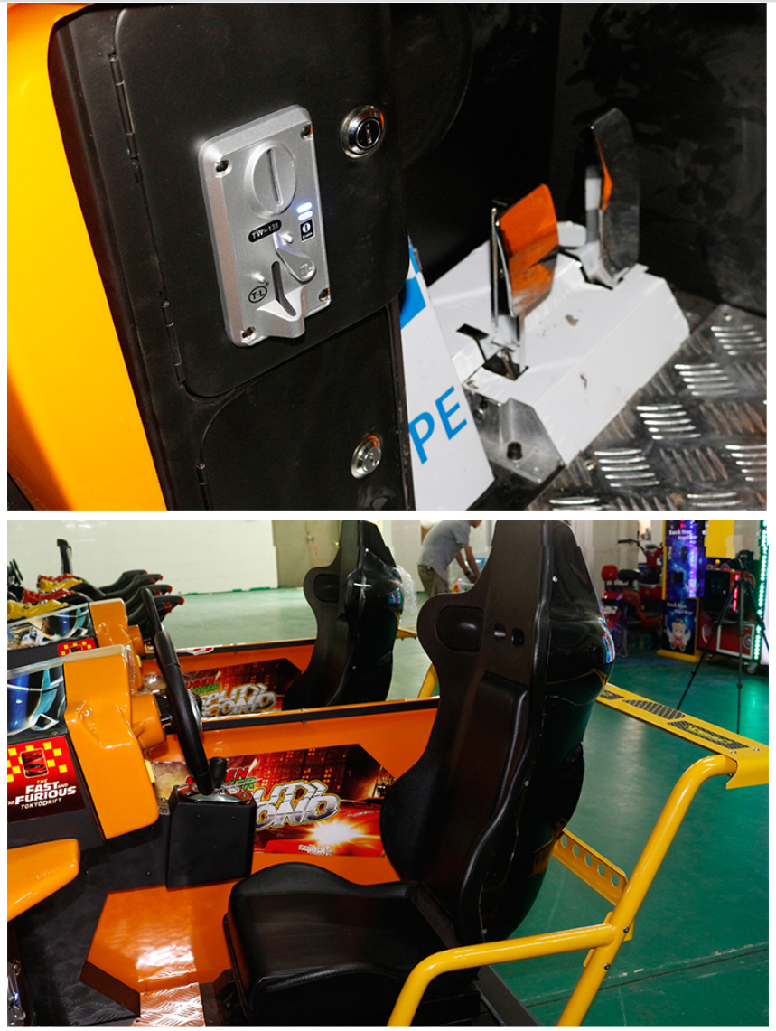 NFS Coin Operated Driving Car Game Machine Coin Pusher Dreamland Amusement Games Need for Speed Racing 42 Inch Screen US PLUG