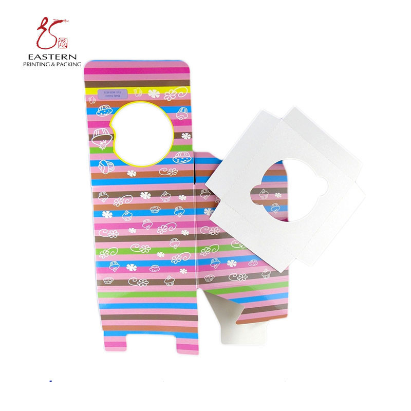 Custom Order Accepted Cupcake Paper Box with Customized Logo Printing Option